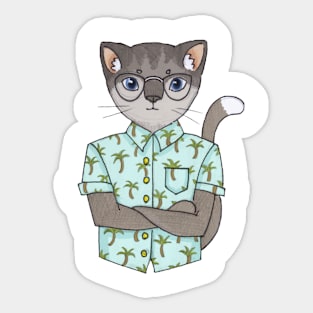 Cool Cat Sticker